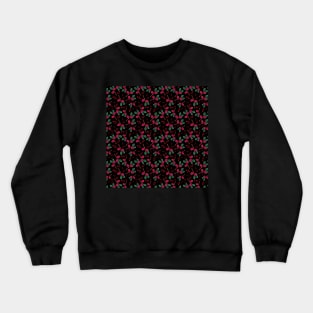 Christmas Berries Watercolor Pattern - Small Scale Crewneck Sweatshirt